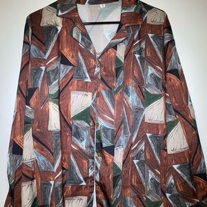 Vintage Button Down Blouse